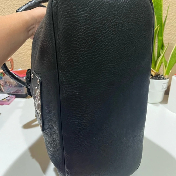 MCM Black Leather Hobo Bag - Picture 6 of 12